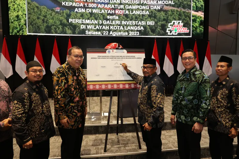 Pasar Modal Berikan Edukasi dan Literasi kepada 1.000 Aparatur Gampong dan ASN KotaLangsa Provinsi Aceh, serta 1.000 Mubaligh Provinsi Sumut